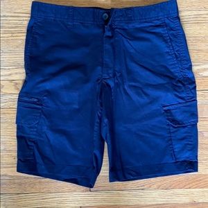 Dark Blue Cargo Shorts